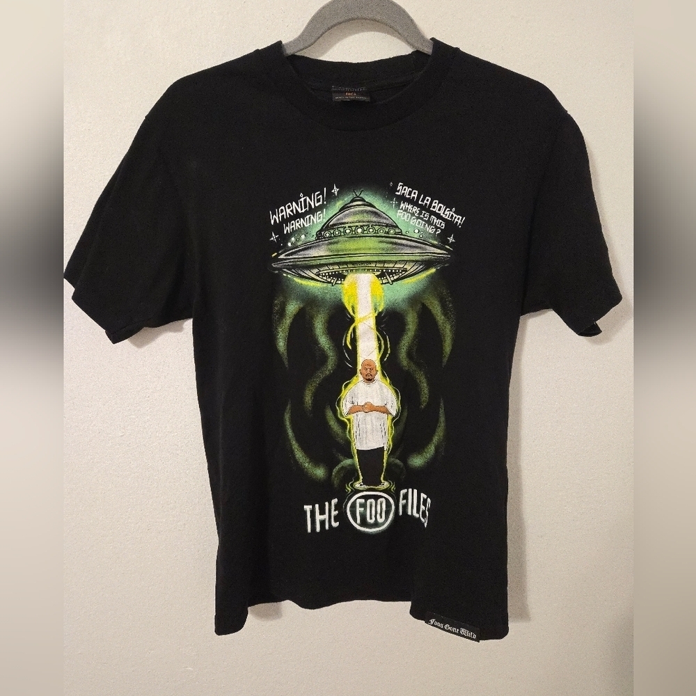 Foos Gone Wild Medium The Foo Files T Shirt Black Mens Size Medium